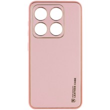 Шкіряний чохол Xshield для Xiaomi 14 Pro – Рожевий