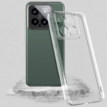 TPU чехол Epic Transparent 1,5mm Full Camera для Xiaomi 14 Pro – Прозрачный