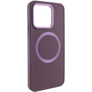 TPU чехол Bonbon Metal Style with Magnetic Fit для Xiaomi 14 Pro – Бордовый