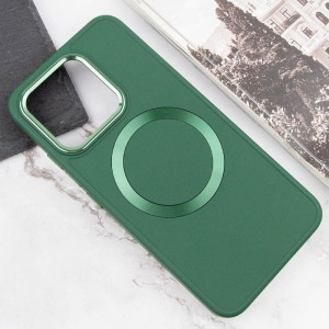 TPU чехол Bonbon Metal Style with Magnetic Fit для Xiaomi 14 Pro – Зеленый