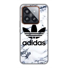 Чохли Адидас для Xiaomi 14 Pro (AlphaPrint) (Адідас на мраморі)