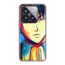 Чохли Персонажі Аніме Наруто для Xiaomi 14 Pro (AlphaPrint) – Леві Аккерман