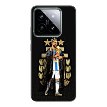 Чехлы Лео Месси Аргентина для Xiaomi 14 Pro (Месси король)