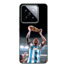 Чехлы Лео Месси Аргентина для Xiaomi 14 Pro (Счастливый Месси)