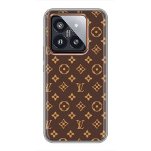 Чехлы Луи Витон для Xiaomi 14 Pro (AlphaPrint - LOUIS VUITTON) (фон LOUIS VUITTON)