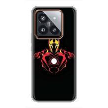 Чехлы с героями Марвел Xiaomi 14 Pro (VPrint) – Человек железный