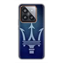 Чехлы с тематикой "Крутые машины" на Xiaomi 14 Pro – Лого Maserati