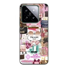 Чехол (Dior, Prada, YSL, Chanel) для Xiaomi 14 Pro (Бренды)