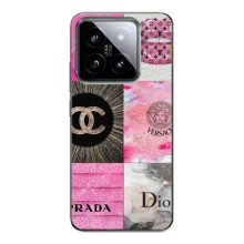Чехол (Dior, Prada, YSL, Chanel) для Xiaomi 14 Pro (Модница)