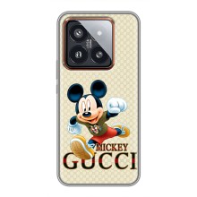 Чехол Disney Mouse Xiaomi 14 Pro (PREMIUMPrint) (Mikki Gucci)