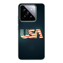 Чехол Флаг USA для Xiaomi 14 Pro – USA