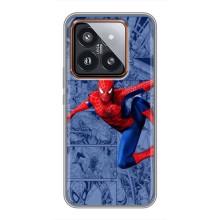 Силиконовый Чехол для Xiaomi 14 Pro – Человек Паук