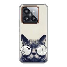 Чехол на тематику: Коты для Xiaomi 14 Pro – Модный кот