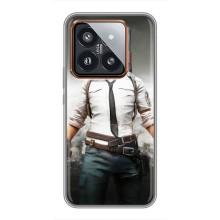 Чохол з картинкою "Герой Pubg" на Xiaomi 14 Pro – Пабг