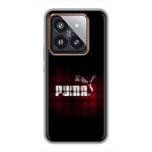 Чехол с Брендами одежды на Сяоми 14 Про – PUMA стиль