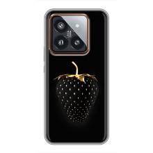 Чехол с изображением  вкусной еды для Xiaomi 14 Pro – Чёрная клубника