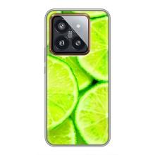 Чехол с изображением  вкусной еды для Xiaomi 14 Pro – Лайм