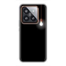 Чохол з картинками на чорному фоні для Xiaomi 14 Pro – Лампочка