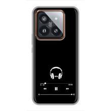 Чохол з картинками на чорному фоні для Xiaomi 14 Pro – Плеєр