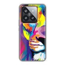 Чехол с картинкой на Xiaomi 14 Pro – Яркий Лев