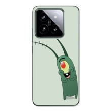 Чехол с картинкой "Одноглазый Планктон" на Xiaomi 14 Pro (Милый Планктон)