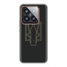 Чохол з картинкою (Патріотичний ГЕРБ) на Xiaomi 14 Pro (Герб - Молотова)