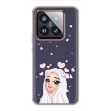 Чохол Стильні дівчата на Xiaomi 14 Pro – Дівчина та серця