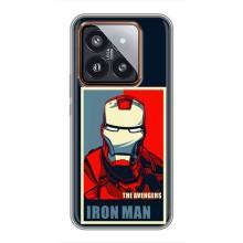 Чехол Супергерой Железный человек на Xiaomi 14 Pro – Art Iron man