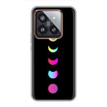 Чехол (ТПУ) с планетами на Xiaomi 14 Pro – Полнолуние