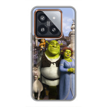 Чехол с мультфильмом Шрек на Xiaomi 14 Pro
