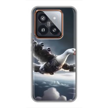Чехол с мемом Тралалело тралала на Xiaomi 14 Pro (Бомбардини гусини)