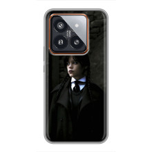 Чехол с дизайном Венздей 2 на Xiaomi 14 Pro – Уэнсдей в костюме