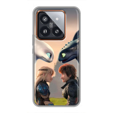 Чехол как приручить дракона на Xiaomi 14 Pro – Гикавка и Астрид