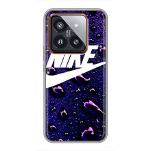 Чехол с логотипом Найк на Xiaomi 14 Pro – Найк на фиолетовом