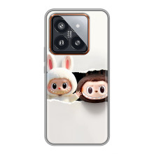 Чехол с принтом Лабубу для Xiaomi 14 Pro – Labubu