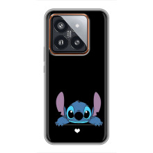 Чехол с принтом Стич на Xiaomi 14 Pro – Стич на черном
