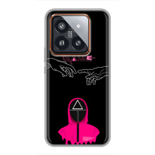 Чехол Гра в кальмара для Xiaomi 14 Pro – Охранник