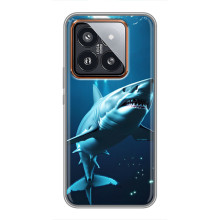 Чехол с картинкой «Хищники» для Xiaomi 14 Pro – Акула