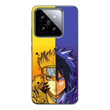 Купить Чехлы на телефон с принтом Anime для Сяоми 14 Про (Naruto Vs Sasuke)