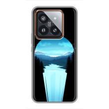 Летний Чехол на Xiaomi 14 Pro – Синий Водопад