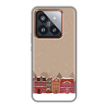 Новогодние, Праздничные Чехлы для Xiaomi 14 Pro - 2024 год (Зимний город)