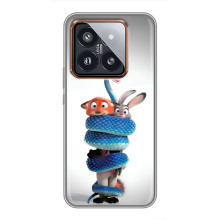 Силиконовый чехол с принтом Зоотрополіс для Xiaomi 14 Pro – Змея Зоо