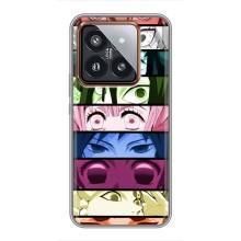 Силиконовые чехлы с глазами Anime для Сяоми 14 Про – Глаза Хашира