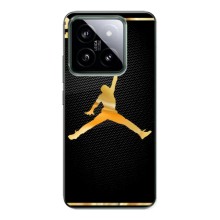 Силиконовый Чехол Nike Air Jordan на Сяоми 14 Про (Джордан 23)