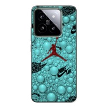 Силиконовый Чехол Nike Air Jordan на Сяоми 14 Про (Джордан Найк)