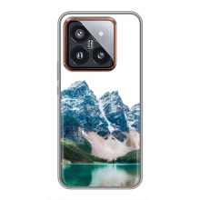 Силиконовый чехол с КАРТИНКАМИ лето для Xiaomi 14 Pro (AlphaPrint) (Гори)