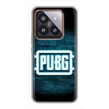 Чехол (TPU) с картинкой "Лого Пабг" на Сяоми 14 Про – Лого PUBG