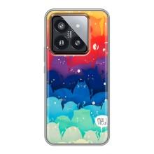 Силиконовый чехол с котиком для Xiaomi 14 Pro – Mew