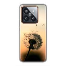 Силиконовый Чехол с одуванчиками на Xiaomi 14 Pro – Роздумаханый одуванчик