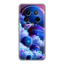 Чехлы КОСМОС для Xiaomi 14 Ultra – Синие планеты